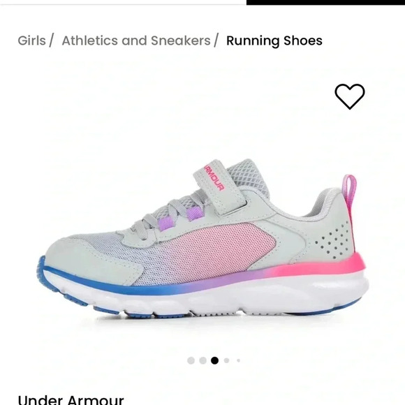 Under Armour Girl’s Tennis Shoes - Picture 4 of 15